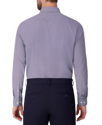 Men's Long Sleeve 4-Way Bubble Print Dress Shirt