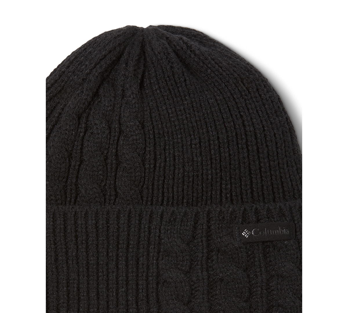 Columbia Women's Agate Pass Cable Beanie Hat In Black