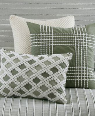 Essence Clipped Jacquard 9-Pc.Comforter Set, Queen