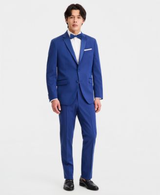 Men's Slim-Fit Satin Tuxedo Suit