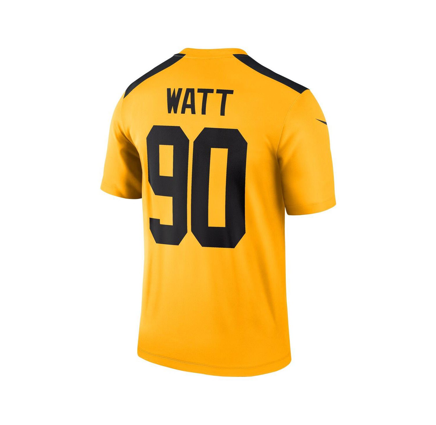 Men's T.J. Watt Gold Pittsburgh Steelers Alternate 1933 Throwback Legend Player Performance Jersey
