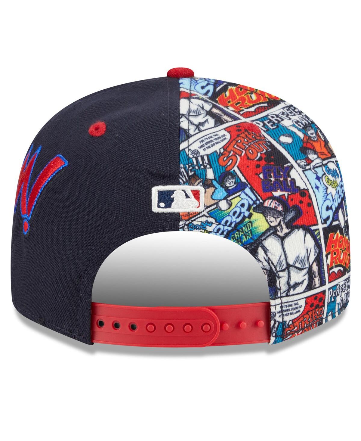 New Era Men's Navy/Red Atlanta Braves 2025 Mlb Diamond Hero Edition 9FIFTY Snapback Hat