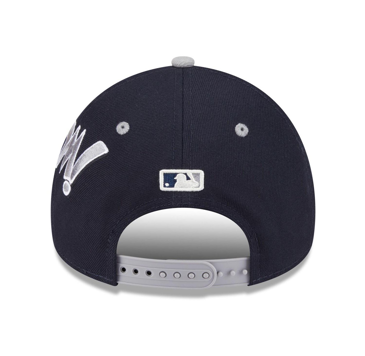 Men's Navy/Gray New York Yankees 2025 MLB Diamond Hero Edition A-Frame 9FORTY Adjustable Hat