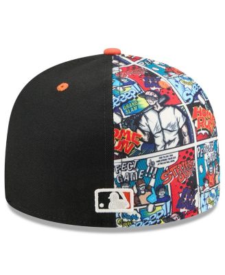 Men's Black/Orange Baltimore Orioles 2025 MLB Diamond Hero Edition 59FIFTY Fitted Hat