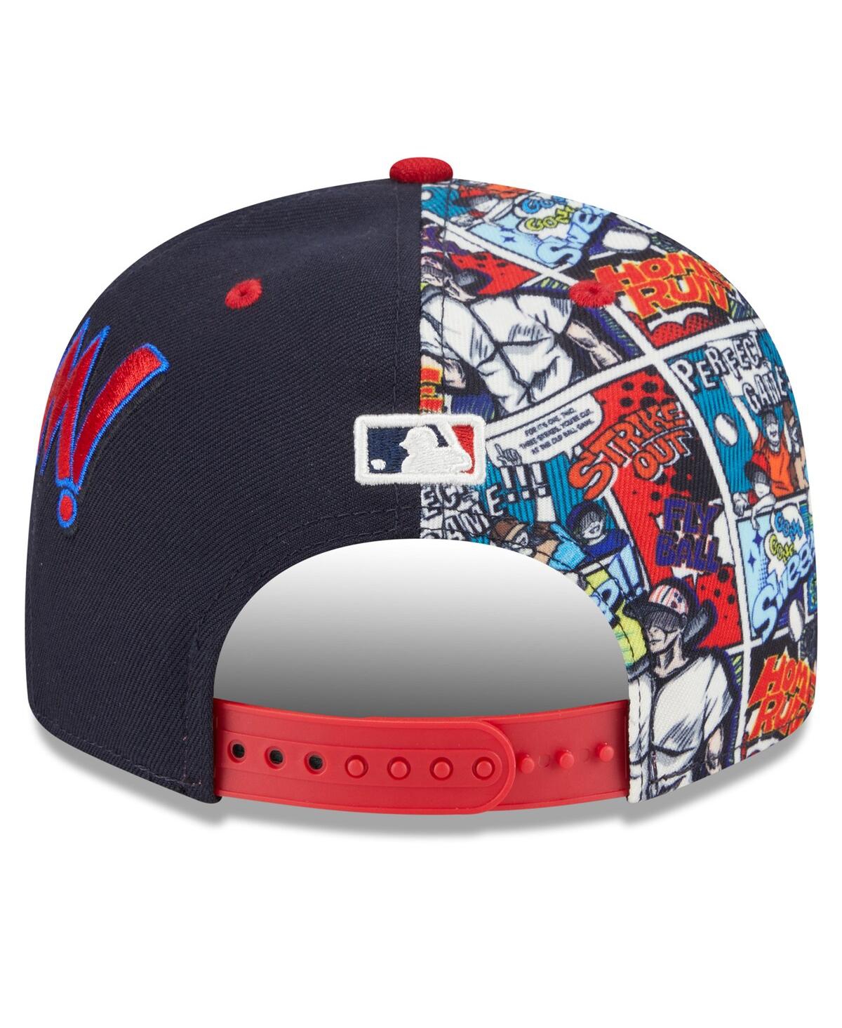 New Era Big Boys And Girls Navy/red Minnesota Twins 2025 Mlb Diamond Hero Edition 9fifty Snapback Hat In Multi