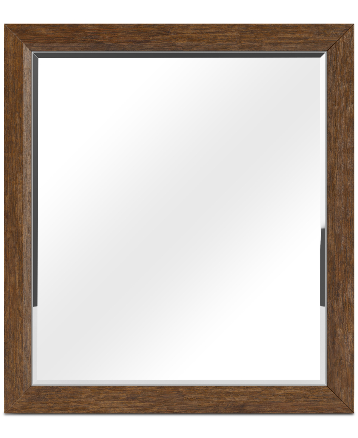 Macy's Davie Cracked Oak Mirror In Brown