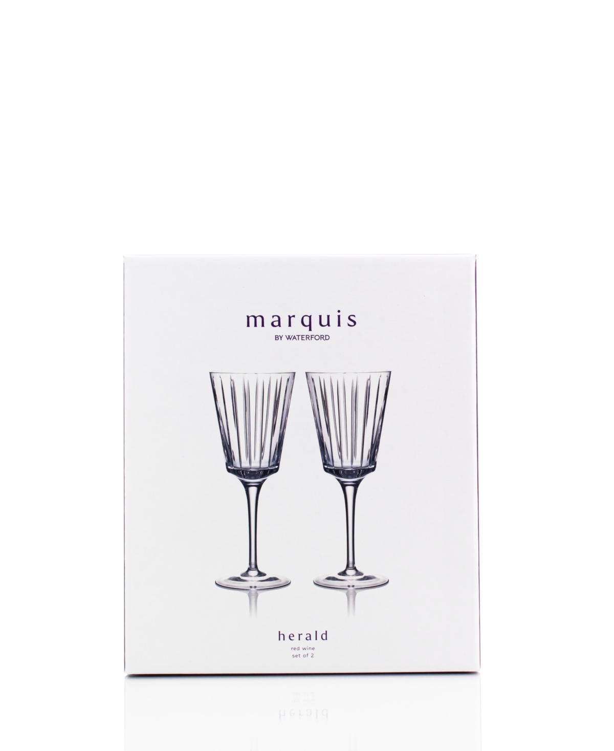 Marquis By Waterford Herald Red Wine Glasses, Set Of 2 In Transparent