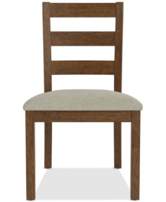 Furniture - Davie Cracked Oak Ladder Chair