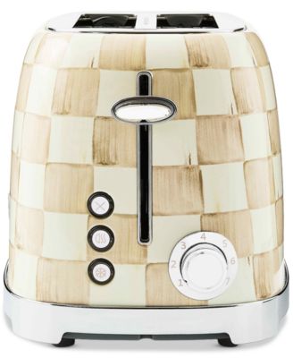 Mocha Check 2-Slice Toaster