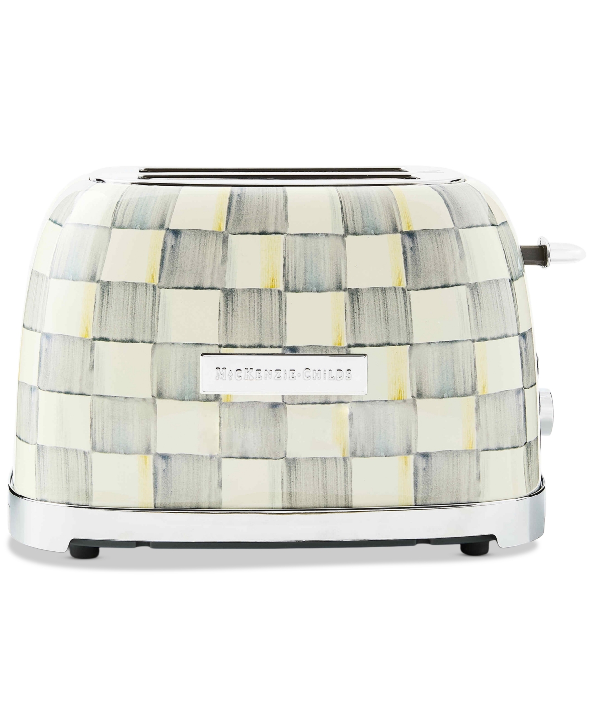MacKenzie-Childs Sterling Check 2-Slice Toaster