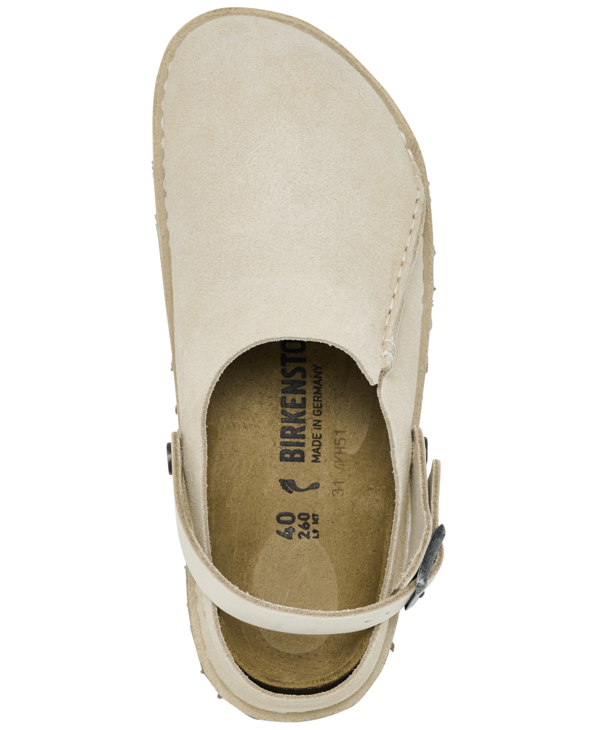 Birkenstock Women's Lutry 365 Suede Clogs From Finish Line In White