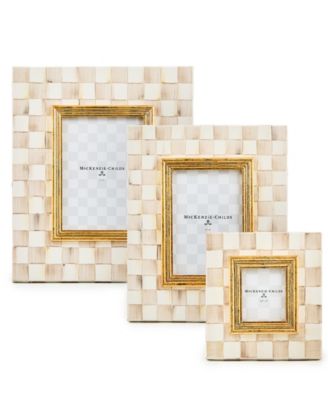 Mocha Check Frame, 4" x 6"