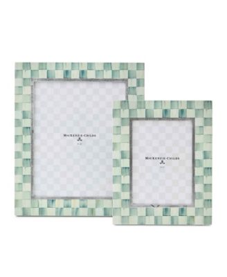 Sterling Check Lacquer Frame, 5" x 7"