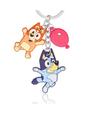 & Bingo Layered Charm Keychain with Balloon Accent