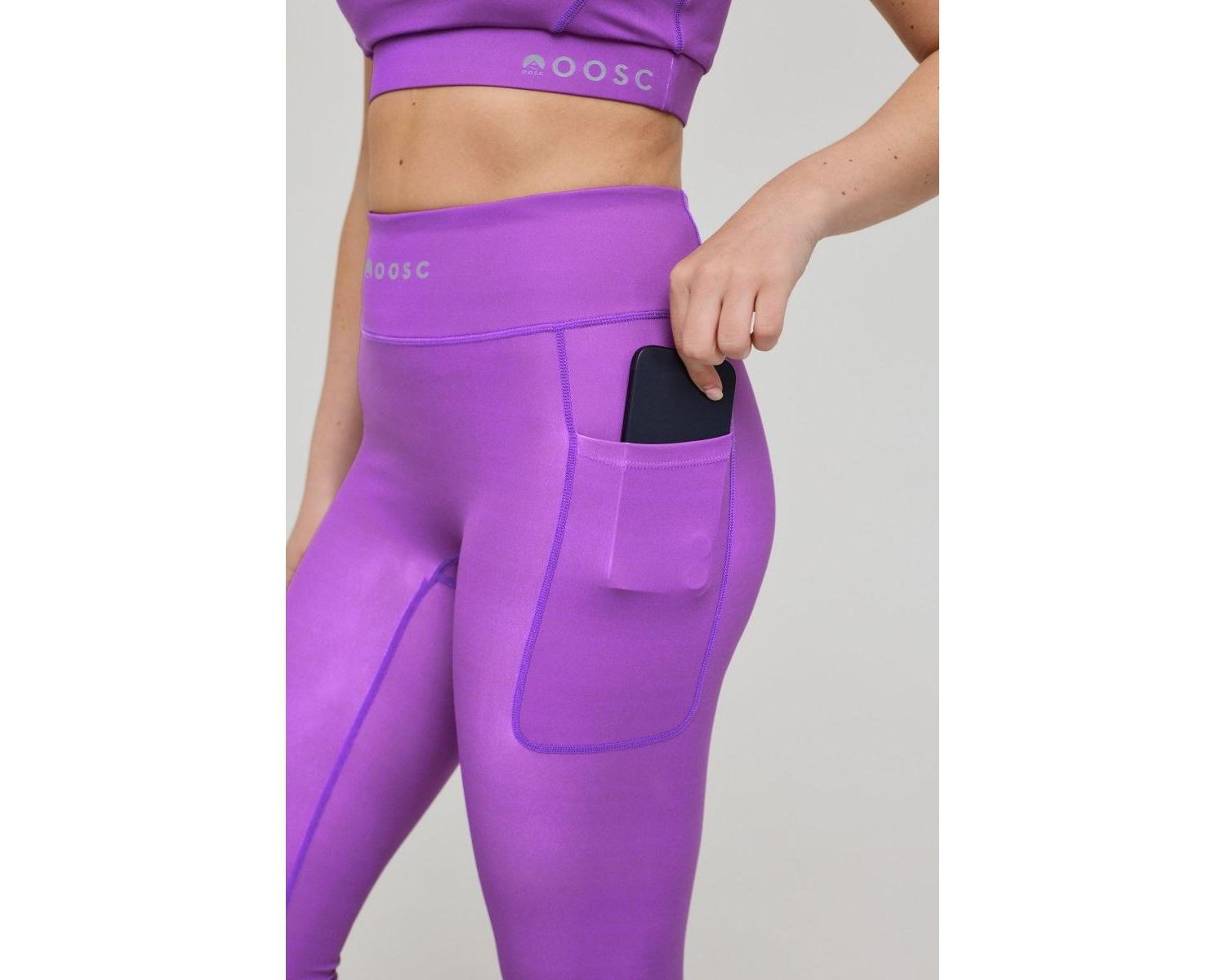 Women's Infinite High Waisted Leggings - Purple