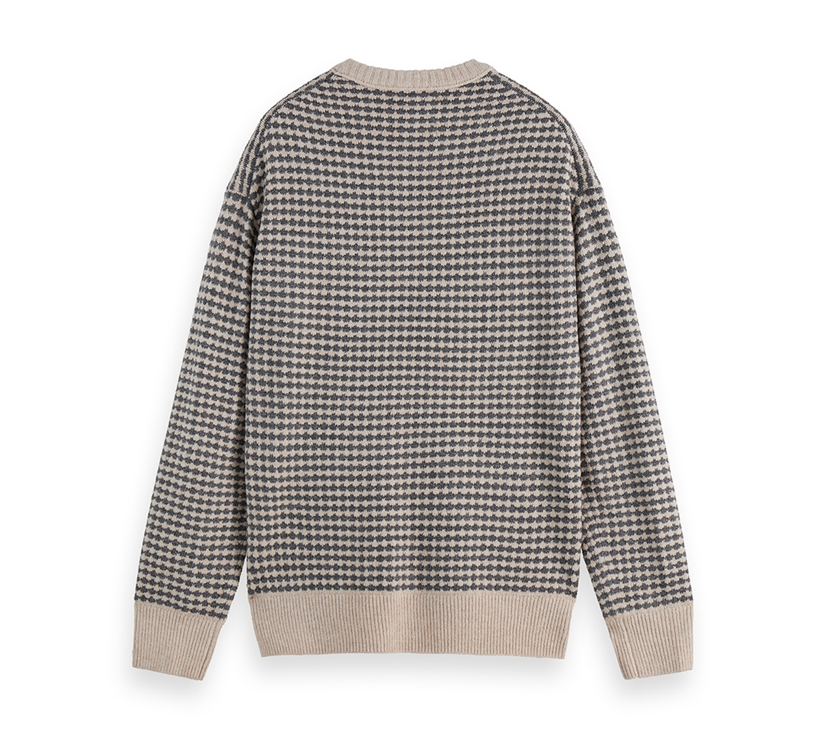 Scotch & Soda Men's Chenille Pattern Long Sleeve Sweater
