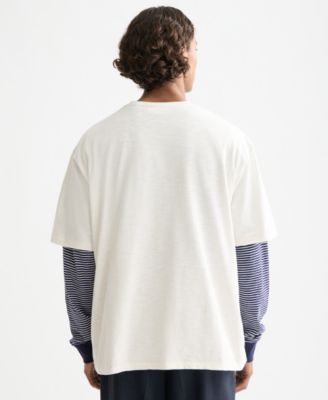 Men's Loose-Fit Applique T-Shirt