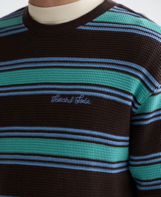 Men's Waffle Stripe Short-Sleeve T-Shirt