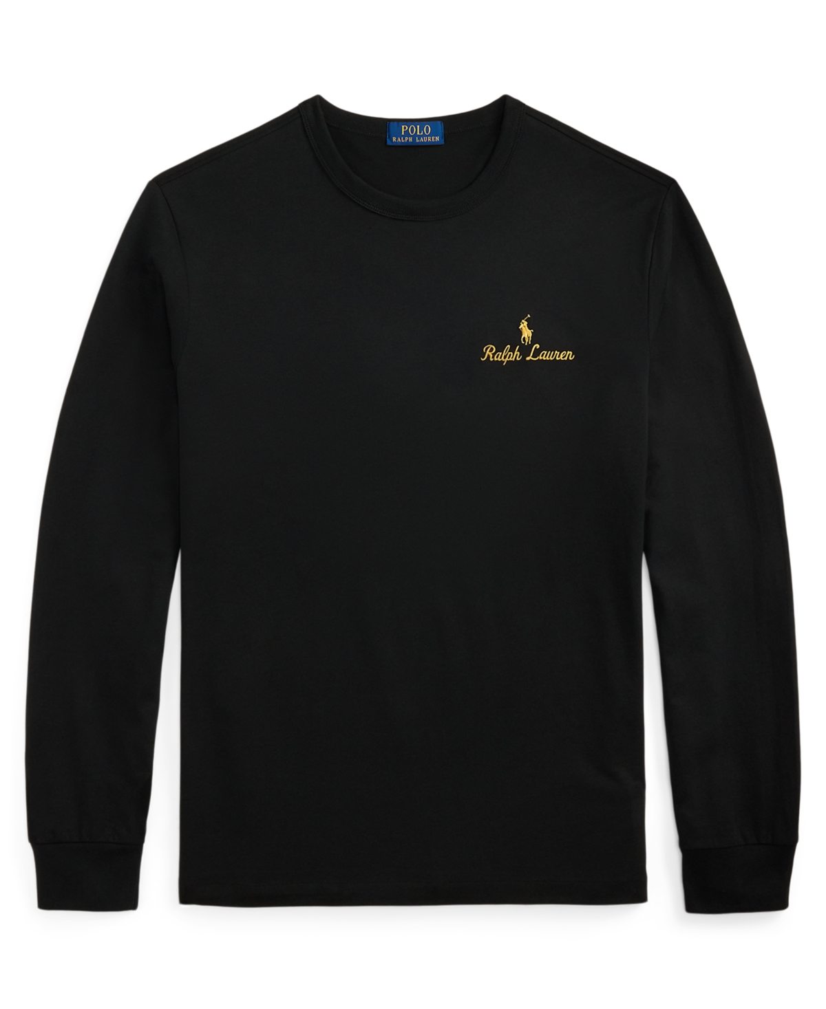 Polo Ralph Lauren Logo-detail Long-sleeve T-shirt In Black