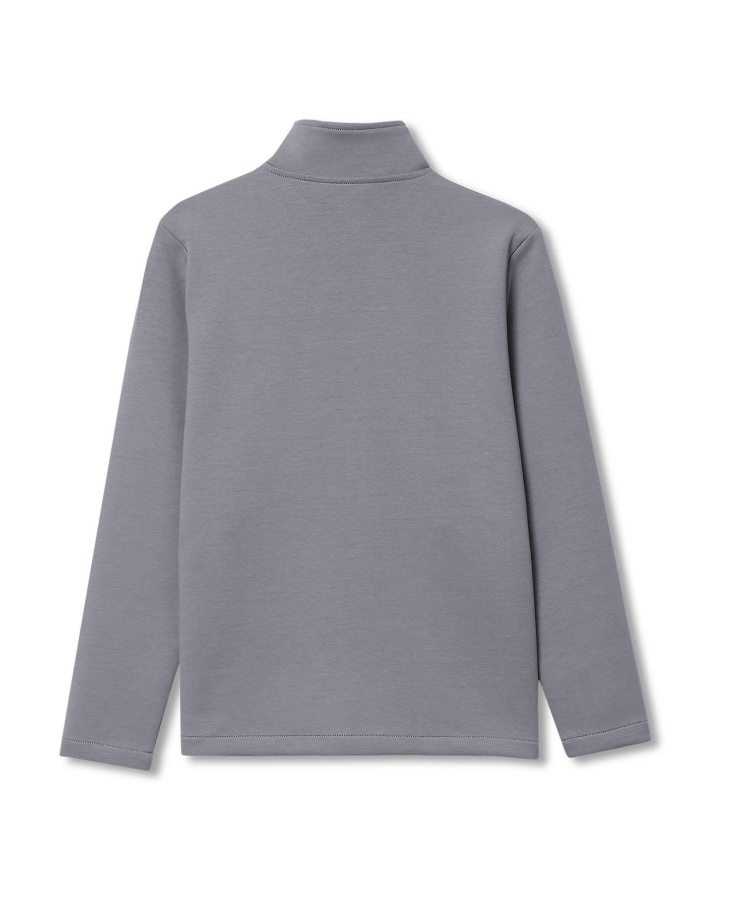 Boys Long Sleeve Knit Full Zip Mock Neck Sweatshirt