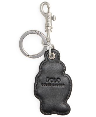Polo Bear Leather Key Fob