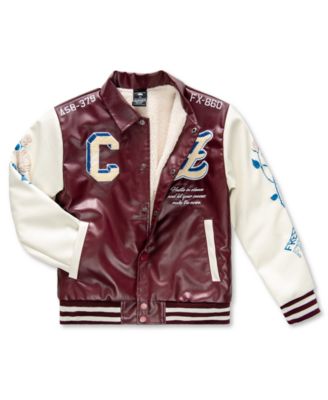 Ring of Fire - Boys 8-20 Patch Detail Varsity Jacket