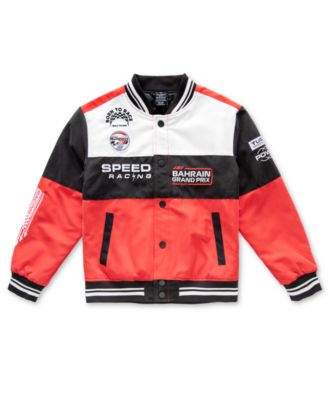 Big Boys Buz Racing Varsity Jacket