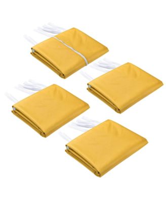 Set of 4 Sidewall UV30+ Fits 10x10ft Canopy Tent Zipper Outdoor Party Yellow