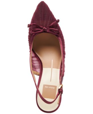 Women's Yela Tule Bow Slingback Pumps