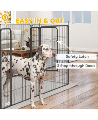 39" H Dog Playpen, 24 Panels Puppy Playpen for Multiple Dogs