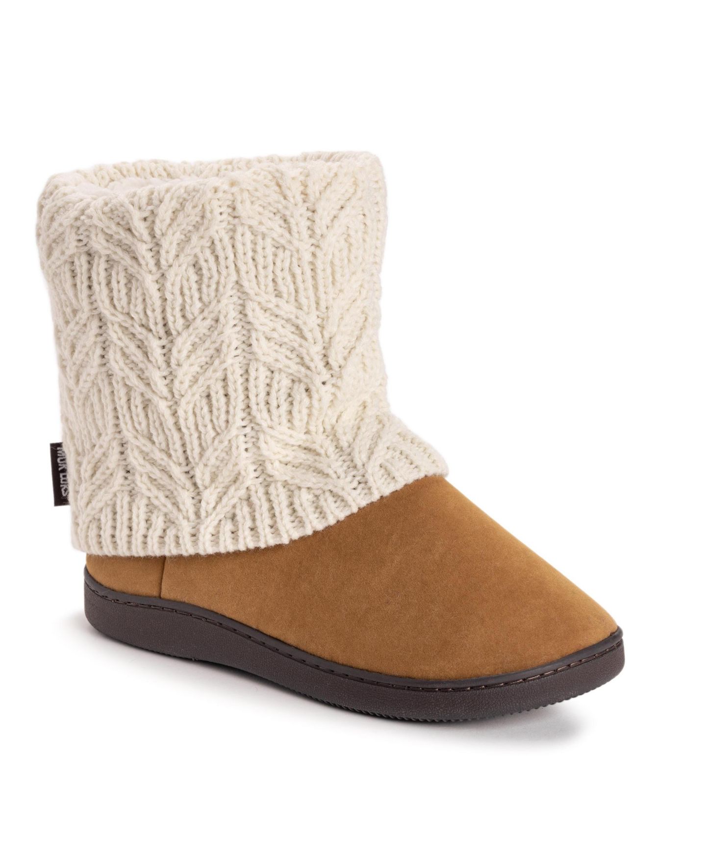 Женские тапочки MUK LUKS Raquel Slippers, цвет: Слоновая кость — фото 1