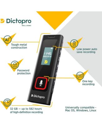 Dictopro X200 Digital Voice Recorder