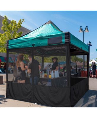 16 Pcs 10 ft Pop Up Canopy Tent Sidewall Mesh Side Wall Party Canopy