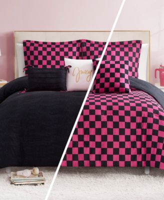 Checkerboard Reversible 5-Pc. Comforter Set, Twin/Twin XL