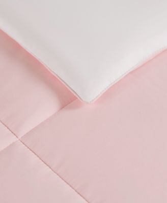 Box Stitch Reversible 3-Pc. Comforter Set, Full/Queen