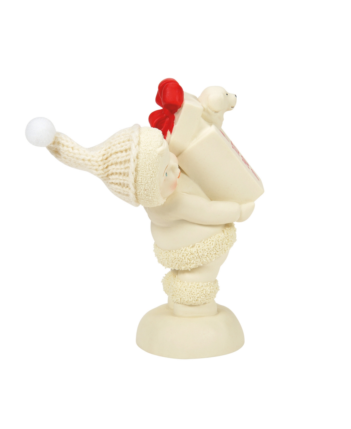 Department Five Snowbabies Special Delivery Figurine In White