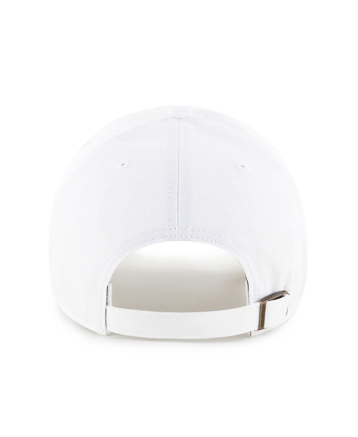 47 Brand Men's And Women's White Golden State Valkyries Logo Clean Up Adjustable Hat In White