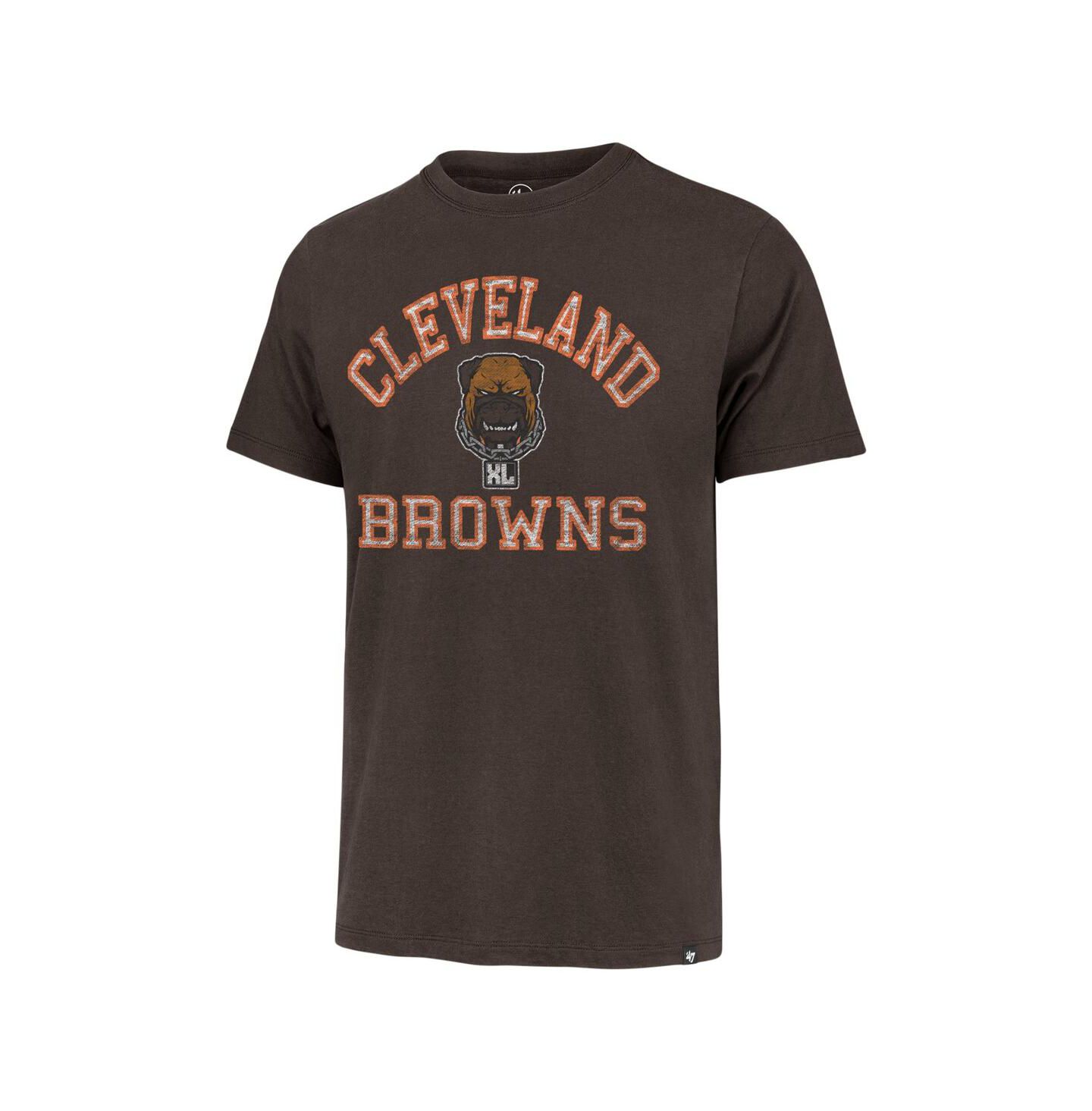Мужская футболка '47 Brand Brown Cleveland Browns Dawg Pound XL All Day Franklin — фото 3
