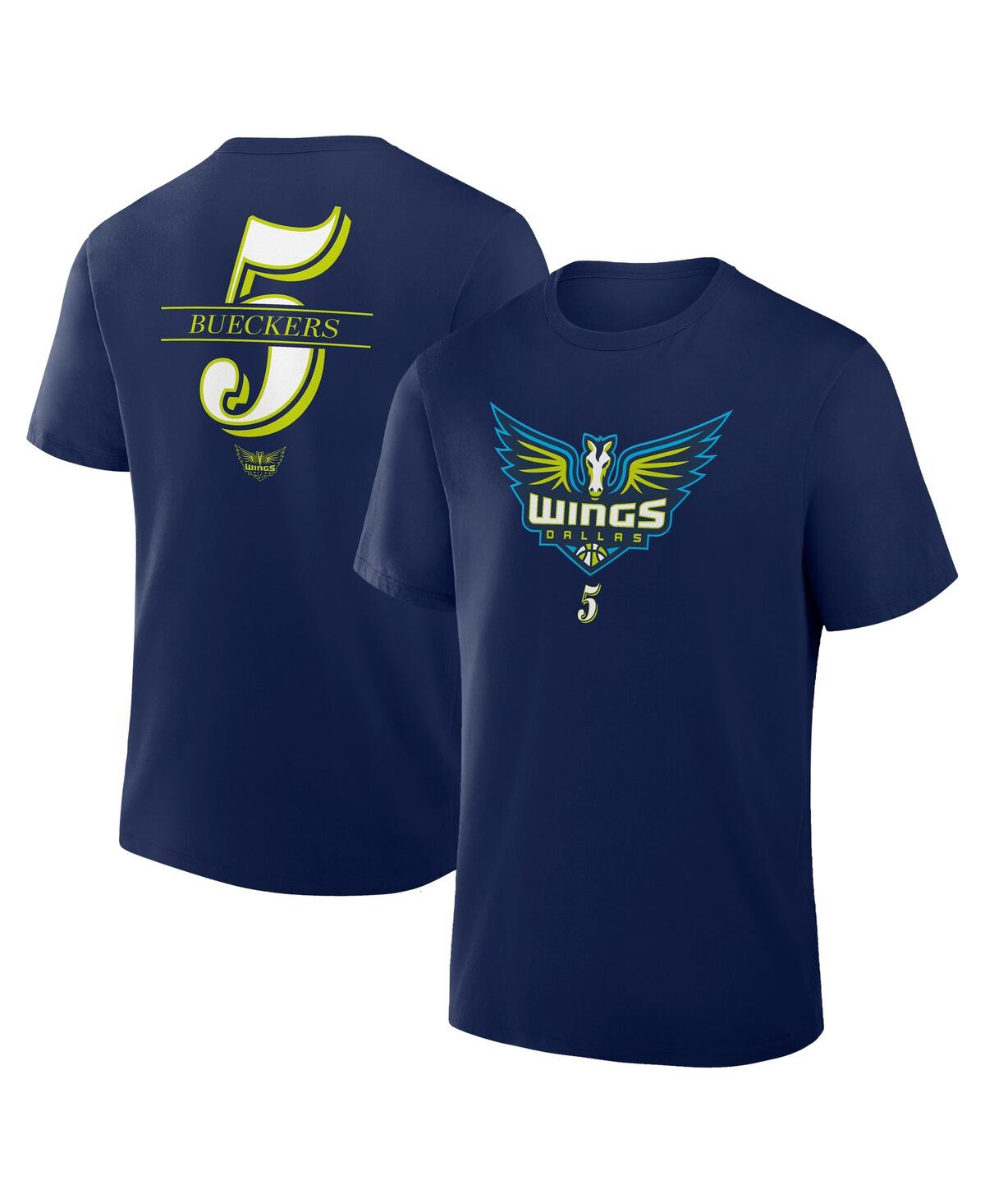 Fanatics Men's Paige Bueckers Navy Dallas Wings In The Paint Name Number T-shirt In Blue