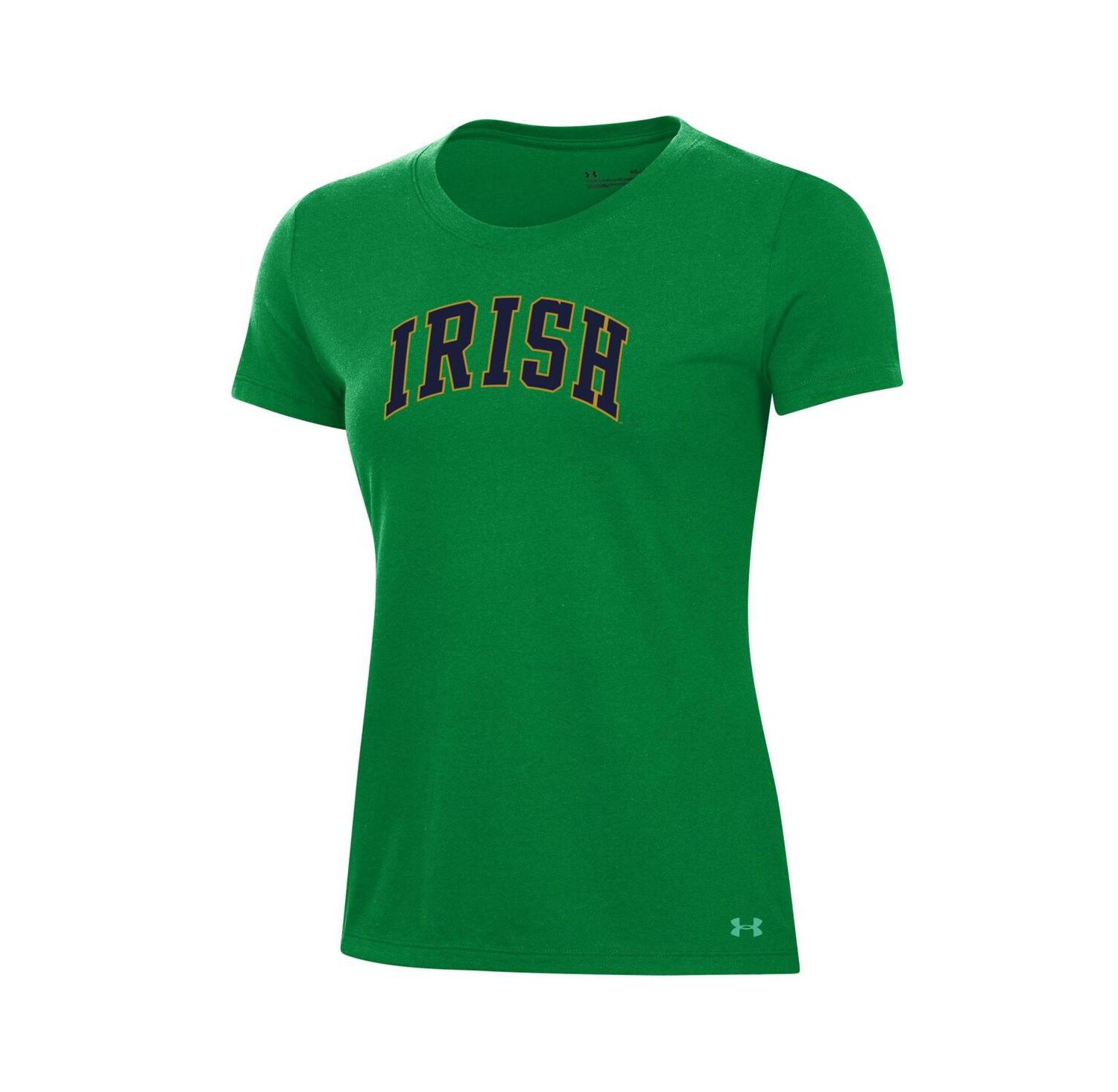 Women's Green Notre Dame Fighting Irish Essentials 2-Hit Performance T-Shirt