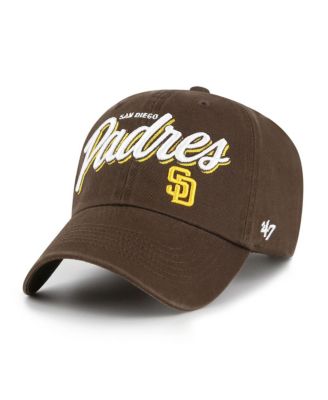 '47 Brand - Women's Brown San Diego Padres Ariana Clean Up Adjustable Hat