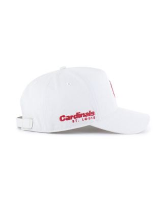 Men's White St. Louis Cardinals Foundational Pinch Offside Adjustable Hat