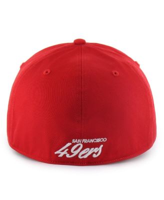Men's Scarlet San Francisco 49ers Foundational Franchise Fitted Hat