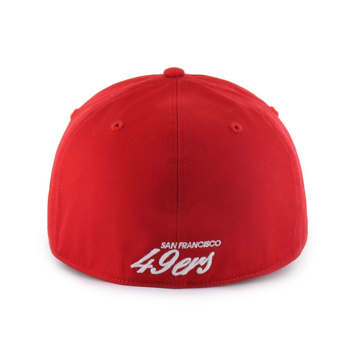 Men's Scarlet San Francisco 49ers Foundational Franchise Fitted Hat