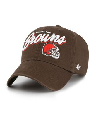 '47 Brand - Women's Brown Cleveland Browns Ariana Clean Up Adjustable Hat