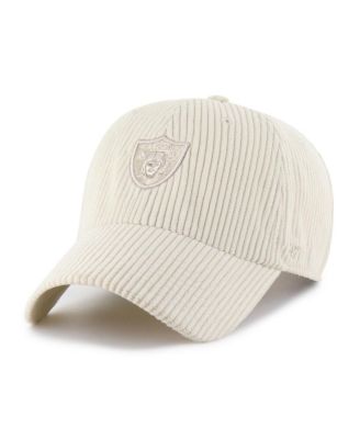 '47 Brand - Women's Natural Las Vegas Raiders Mellow Corduroy Cleanup Adjustable Hat