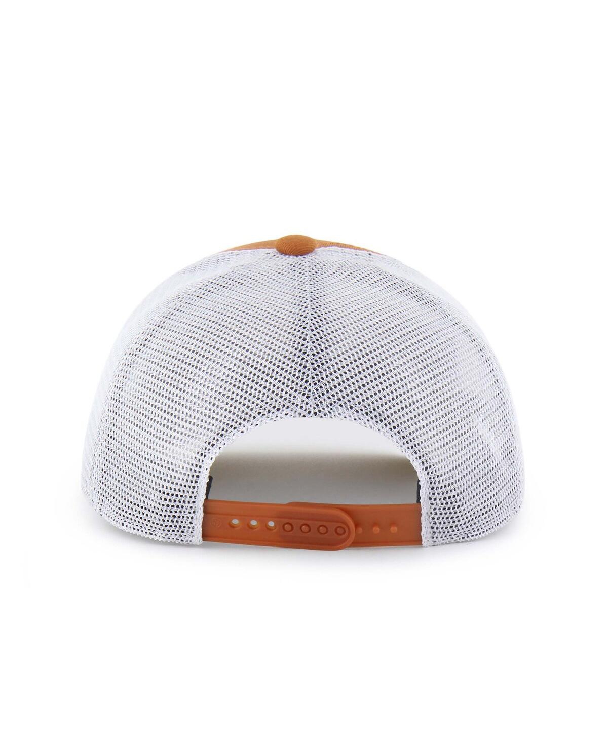 47 Brand Big Boys And Girls Texas Orange/white Texas Longhorns Super Stripe Hitch Adjustable Trucker Hat In Orange