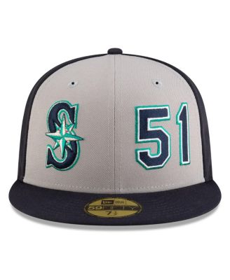 Men's Ichiro Suzuki Navy/Gray Seattle Mariners 2025 Baseball Hall of Fame 59FIFTY Fitted Hat