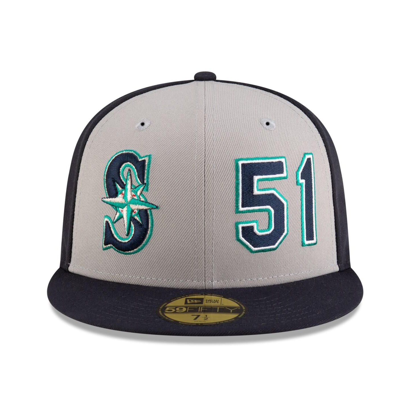 Мужская кепка New Era Ichiro Suzuki Navy/Gray Seattle Mariners 2025 Baseball Hall of Fame 59FIFTY Fitted Hat — фото 5