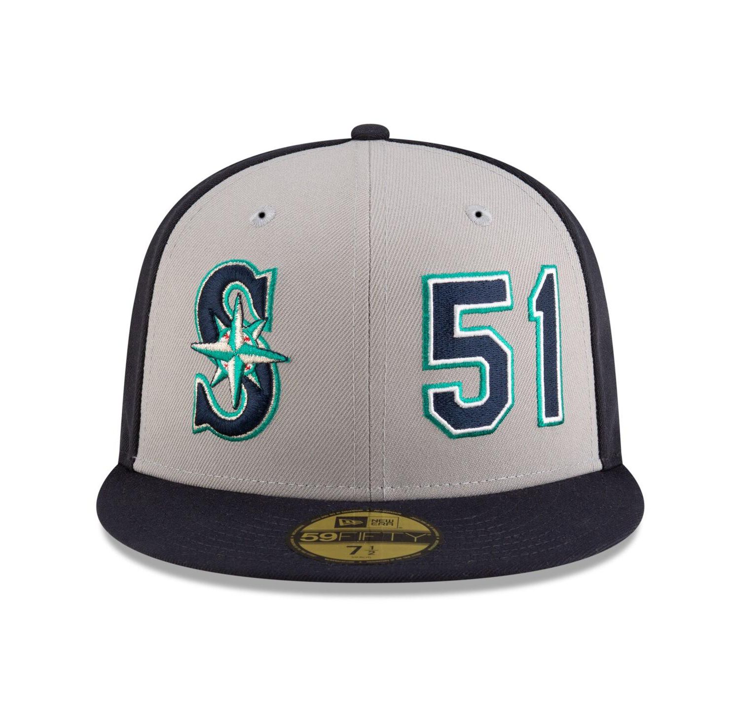 Men's Ichiro Suzuki Navy/Gray Seattle Mariners 2025 Baseball Hall of Fame 59FIFTY Fitted Hat
